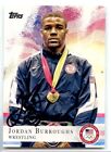 Jordan Burroughs Signed Autographed 2012 Topps Olympic Team Auto  85