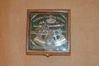 Vintage Marine Collectible Brass German Nautical Working Sextant With Wooden Box