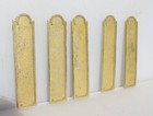 Vintage Brass Finger Plate Push Door Handle French Antique Old -   15each