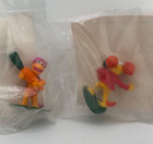 Lot Of 2 Mcdonalds 1987 Fraggle Rock Gobo Red  In Bags Pvc Figures -  Jim Henson
