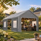 12 x20  Heavy Duty Carport Steel Canopy Tent Garage Shed W  4 Roll-up Doors
