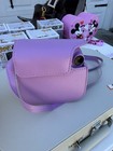 Fujifilm Instax Mini 7  Purple Instant Film Camera With Matching Case Used