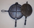 Antique Stover Cast Iron Waffle Iron Excellent Original Estate Fresh Unrestored