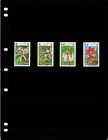  5 05 Scott Value - 1988 Anguilla Flowers Caribbean Sea Wildlife Cv Mnh Nh Umm
