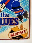 St  Louis Blues Falstaff Beer Metal Sign - Retro Vintage Ad Play Gloria