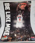 Vintage 1992 Michael Jordan Be Like Mike Gatorade Basketball Poster Usa 25  17