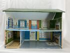 Vintage 1950 s Louis Marx Mar Toys Lithograph Tin Dollhouse 2 Story Colonial