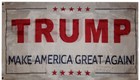 3x5 Donald Trump 2024 Make America Great Again White Double Sided 2ply Flag 