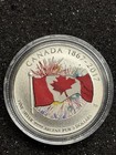 2017 Canada   s 150th  5 Dollar Pure Silver Colored Glow-in-the-dark 1 4 Oz Coin