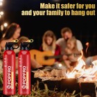 Popfro Portable Fire Extinguisher   4-in-1 Small 1 Pack  Red