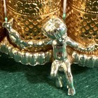 Vintage Hollywood Regency Cherub Lipstick Holder Filigree Two Tone Vanity Mcm