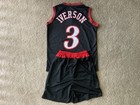 Youth Iverson Hq Jersey Shorts 76ers Basketball 2t - Xl  14-16 Halloween Or Play