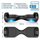 New 6 5   Hoverboard Bluetooth Speaker Led Wheels Self-balancing Hoverboard