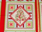 O Christmas Tree Cardinal Quilt Studio E Fabric Panel  23   2200p