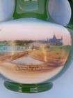 Antique Newport Rhode Island Bathing Beach Souvenir Vase Double Handle Scenic