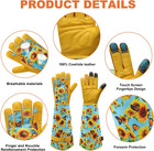 Gardening Gloves For Women  Rose Gloves Gardening Thorn Proof  Long Garden Glove