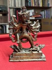 Tibetan Nepalese Bronze Chakrasamvara Yab Yum Deity Statue 12 Arm 7 5 In