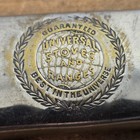 Antique Advertising Universal Stoves   Ranges Tin Metal Litho Match Holder Safe