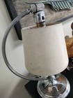 Vintage American Chase Art Deco Chrome One-light Table Lamp C  1930-40