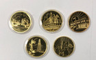 2004 Kingdom Of Bharain  great Bahraini Rulers  1oz  Silver gold 5pc  Proof Set 