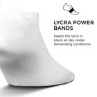 Feetures Ultra Light Ankle Tab Athletic Socks  Men   Women  White  Large  3 Pack