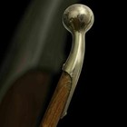 Vintage Designer Solid Brass Handle Wooden Walking Stick Antique Style Cane