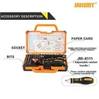 Precision Ratchet Screwdriver Set   69 In 1 Household 6111 - 69 In 1