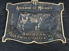 American Guernsey Cattle Club Bronze Merit Award Plaque  Signed K f  Skoog