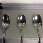 Set Of 6 Argento Demitasse Spoons In Box 800 Silver 3 75    Long