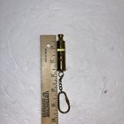 Vintage Brass Nautical Whistle Key Chain Vintage Collectible Maritime Key Ring