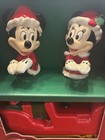Disney Parks Mickey Minnie Mouse Sleigh Salt Pepper Shaker Set Christmas 2025