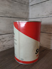 Vintage Phillips 66 Sixty Six Motor Oil Can Advertising Metal Auto Decor Empty