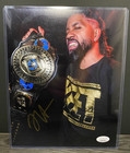 Jey Uso Autographed Signed 8x10 Photo Wwe Jsa Coa Yeet Bloodline Metallic