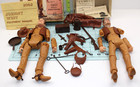 Vintage Marx Johnny West Cowboy Boxed Figure W  All Accessories   Extra Parts