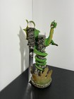 Green Dragon Around Tower Statue With Blade Fantasy Collectible Figurine 16 5   