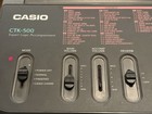 Vintage Casio Ctk-500 Keyboard Tested Working W  9v Adapter Beginner Piano