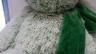 New Holiday Time 24  Green Plush Teddy Bear Stuffed Animal With Scarf With Tags