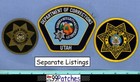 Utah Doc State Corrections Police Patch Sandstone Arch Wasatch Mountains 4c