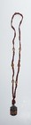 Antique Chinese Carved Agate Birds   Silver Filigree Enameled Pendant Necklace