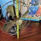 1900 s Ge Kidney Fan Trunnion Mount Oscillating Brass Blade Sn  595560 Np-6252