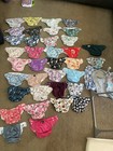One Size Reusable Cloth Diaper Lot Multicolor Covers   Inserts