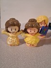 Disney Fisher Price Little People Princess Lot Of 7 Aurora  Rapunzel  Jasmine 
