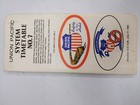 Jul 1983 Union Pacific Railroad Employee Timetable Train Station System Map B3