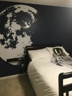 Moon Wall Sticker For Kid s Room  Wall Decal  Moon Art  Space Theme Decor    523