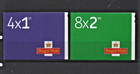 Gb 2022  Two Bar Coded Booklets 4x1st Class   8x2nd Class   3 Below Face Value