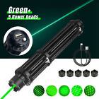 450nm Green Burning Laser Pointer Pen Adjustable Visible Beam Lazer Torch   5cap