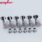 Guyker 6r Chrome Guitar Locking Tuners Electric Guitar Machine Heads Tuner Metal
