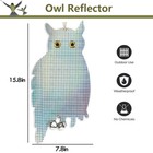 Bird Repellent Reflective Scare Owl Spiral Deterrent Control Device Repeller