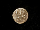 Julius Caesar  Denarius  46-45 Bc  Venus Cupid  Caesar Captives  Trophy  Forgery