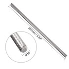 2pcs M10 X 250mm Fully Threaded Rod  304 Stainless Steel Long Threaded Screw    
